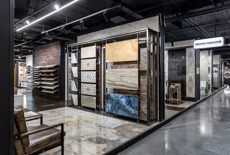 KERAMA MARAZZI, сеть салонов керамики - освещение рис.4